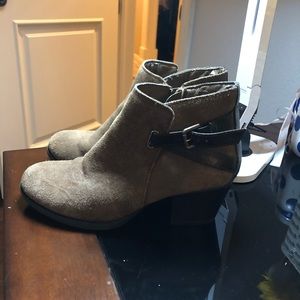 Short heeled booties. Worn 1 or 2 times